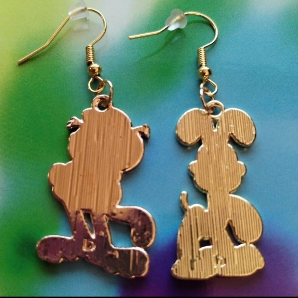 Handmade Garfield and Odie Earrings